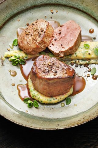 Festliche Rehsteaks Festliche Rehsteaks