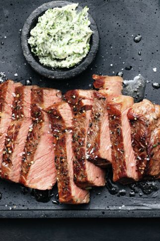 Ribeye-Steak rückwärts Ribeye-Steak rückwärts