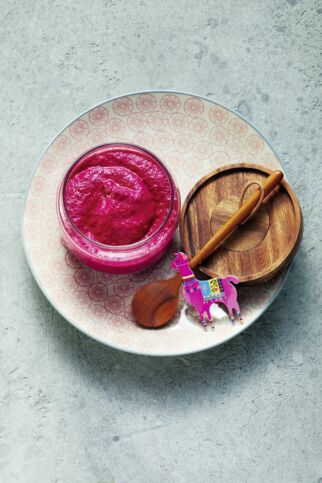 Rote-Bete-Aufstrich mit Frischkäse