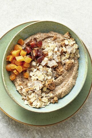 Knusprige Hirse Bowl mit Aprikosen Knusprige Hirse Bowl mit Aprikosen