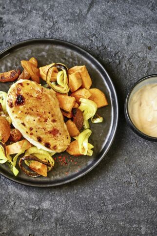 Glasierte Hähnchenbrust Glasierte Hähnchenbrust