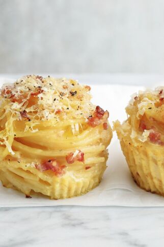 Spaghetti-Carbonara-Muffins Spaghetti-Carbonara-Muffins