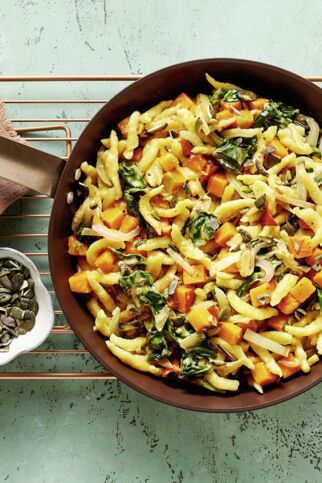 Kürbis-Mangold-Spätzle Kürbis-Mangold-Spätzle