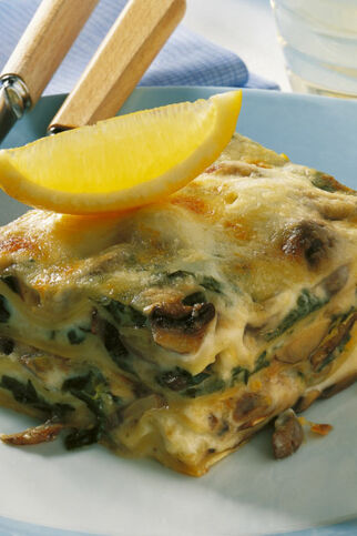 Pilz-Spinat-Lasagne Pilz-Spinat-Lasagne