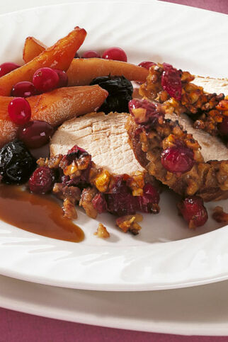 Frischlingsrücken mit Cranberries Frischlingsrücken mit Cranberries