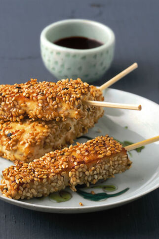 Sesam-Tofu-Spieße Sesam-Tofu-Spieße