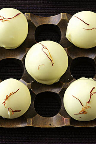 Safranpralinen Safranpralinen