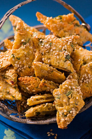 Kichererbsen-Sesam-Rauten Kichererbsen-Sesam-Rauten