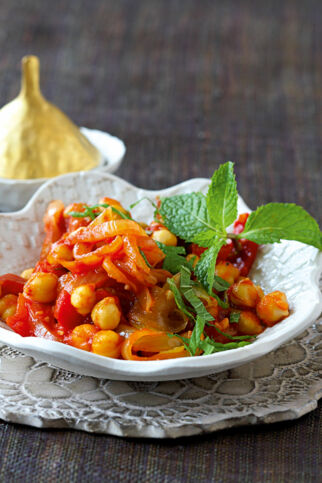 Kichererbsen-Curry mit Tomaten