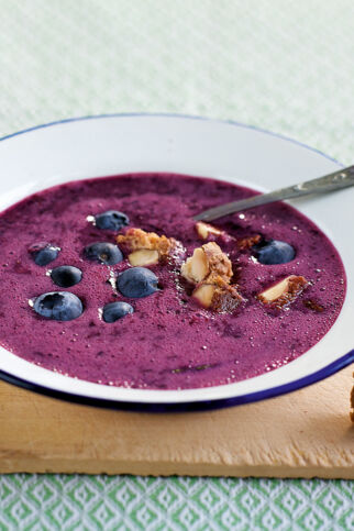 Heidelbeer-Vanille-Kaltschale Heidelbeer-Vanille-Kaltschale