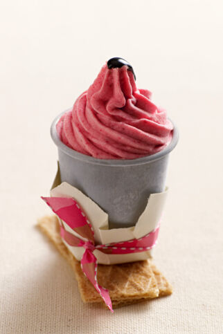 Erdbeereis mit Aceto balsamico Erdbeereis mit Aceto balsamico