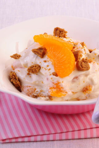 Mandarinenquark mit Spekulatius Mandarinenquark mit Spekulatius