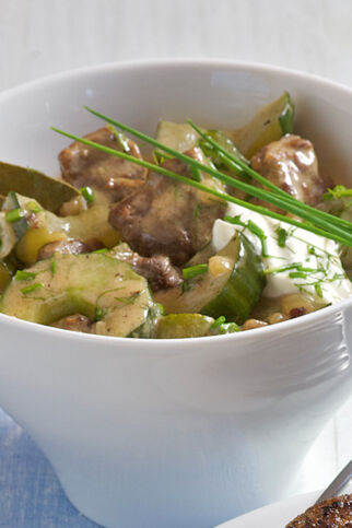 Schmorgurken-Lammtopf Schmorgurken-Lammtopf