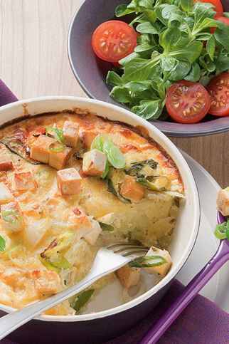 Kartoffelauflauf mit Räuchertofu Kartoffelauflauf mit Räuchertofu