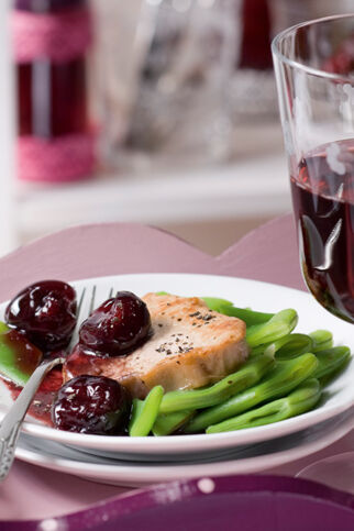 Kirschkonfitüre mit Rotwein Kirschkonfitüre mit Rotwein