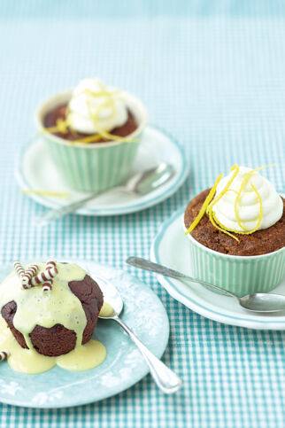 Schokopudding-Cupcakes Schokopudding-Cupcakes