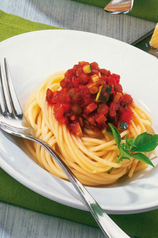 Spaghetti mit Linsenbolognese