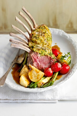 Lammkarree mit Meerrettichkruste Lammkarree mit Meerrettichkruste