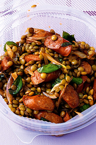 Linsen-Debreziner-Salat