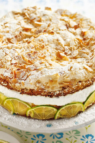Limetten-Kokos-Torte