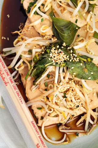 Tofu aus dem Dampf