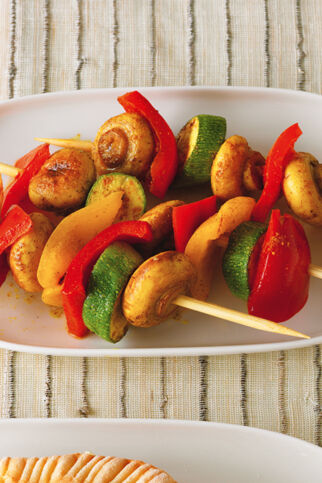 Bunte Gemüsespieße Bunte Gemüsespieße