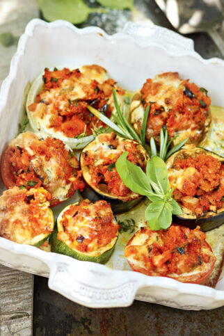 Gefüllte Gemüse auf Nizza-Art Gefüllte Gemüse auf Nizza-Art