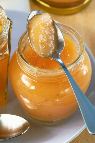 Melonen-Pfirsich-Marmelade