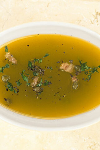 Vinaigrette mit Kapern & Sardellen Vinaigrette mit Kapern & Sardellen