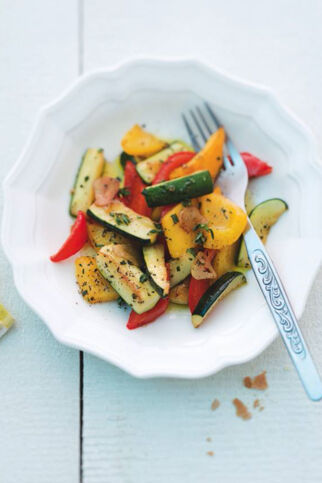 Zucchini-Paprika-Gemüse Zucchini-Paprika-Gemüse