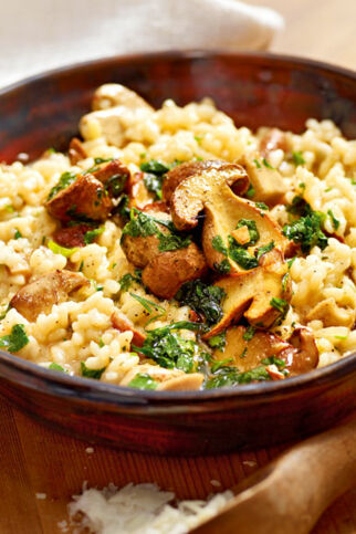 Risotto mit Steinpilzen Risotto mit Steinpilzen