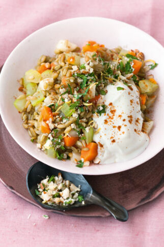 Grünkern-Gemüse-Risotto Grünkern-Gemüse-Risotto