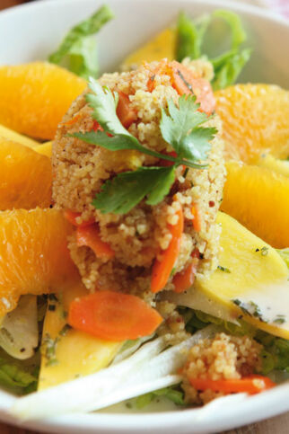 Mango-Orangen-Salat mit Couscous
