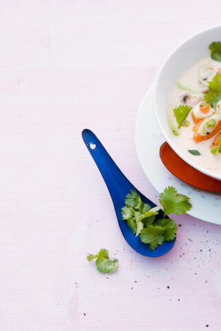 Kokossuppe mit Süßkartoffeln Kokossuppe mit Süßkartoffeln