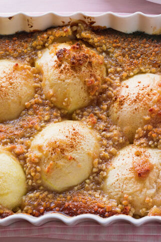 Schwedischer Mandel-Apfel-Flan