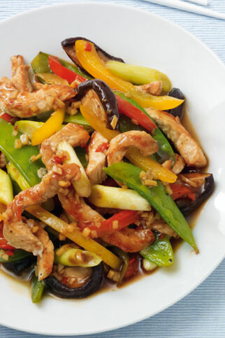 Puten-Gemüse-Wok Puten-Gemüse-Wok