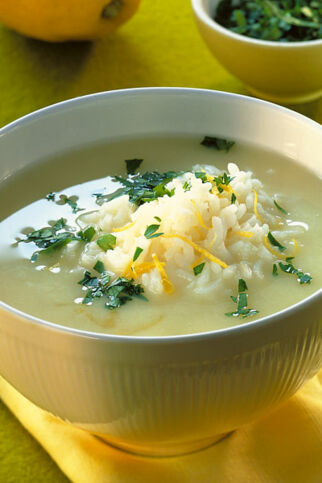 Zitronensuppe mit Reis Zitronensuppe mit Reis