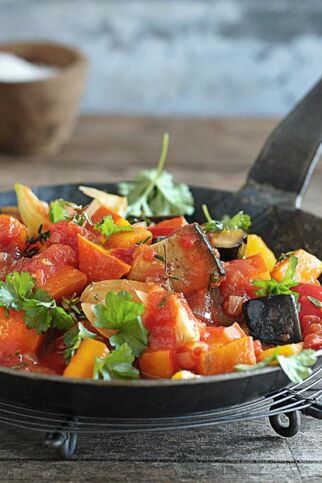 Kürbis-Ratatouille