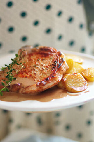 Schweinekotelett mit Honig-Balsamico-Sauce Schweinekotelett mit Honig-Balsamico-Sauce