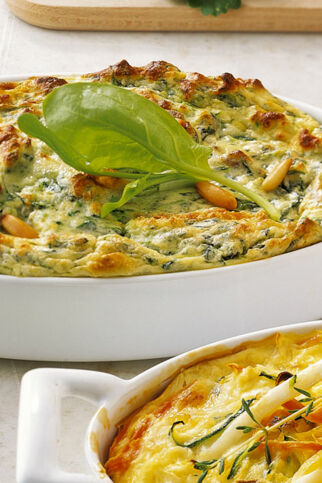 Spinat-Ricotta-Auflauf Spinat-Ricotta-Auflauf