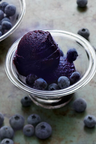 Heidelbeersorbet