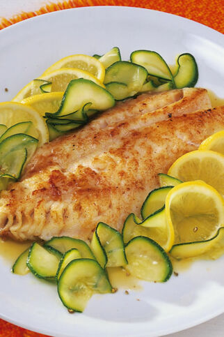 Rotbarsch mit Zitronen-Zucchini