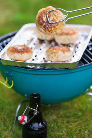 Fisch-Frikadellen mit Koriander Fisch-Frikadellen mit Koriander