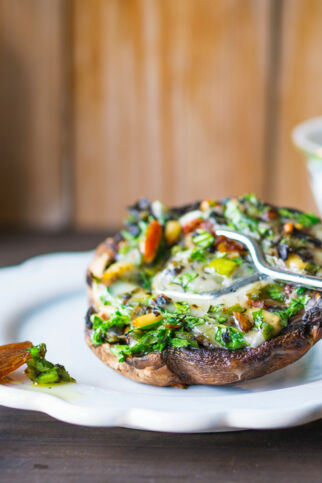 Gefüllte Portobellopilze Gefüllte Portobellopilze