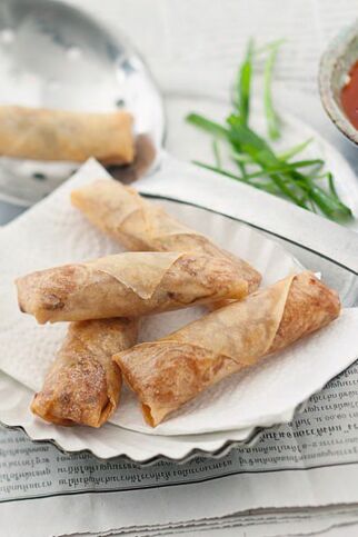 Frittierte Frühlingsrollen