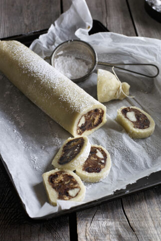 Italienische Schokoladensalami Italienische Schokoladensalami