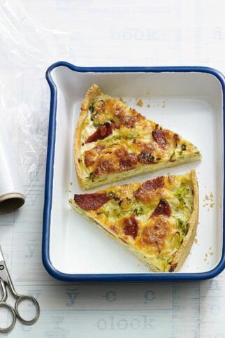 Wirsingquiche mit Chorizo