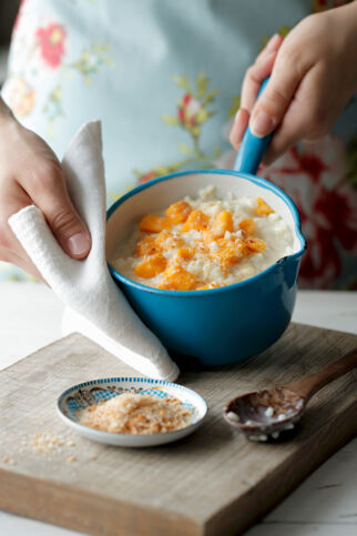 Kokos-Milchreis mit Mango Kokos-Milchreis mit Mango