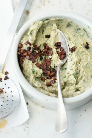 Bohnen-Artischocke-Chorizo-Aufstrich Bohnen-Artischocke-Chorizo-Aufstrich