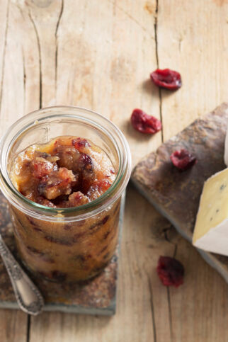Birnen-Cranberry-Mostarda
